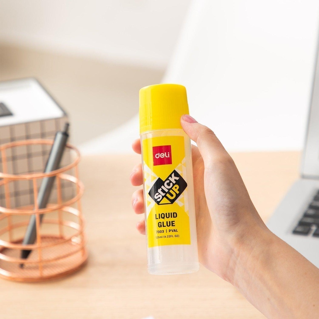 DELI STICK UP LIQUID GLUE 125ML 4.22FL OZ 7303
