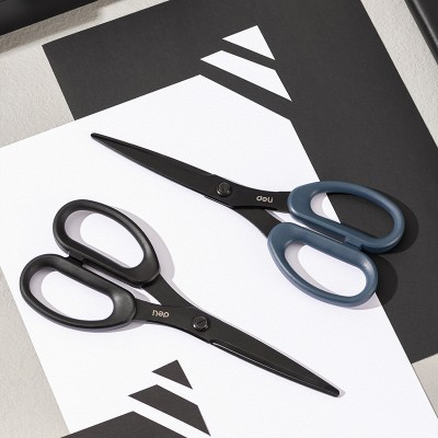 DELI ERGO SCISSOR BLACK 21CM Z501