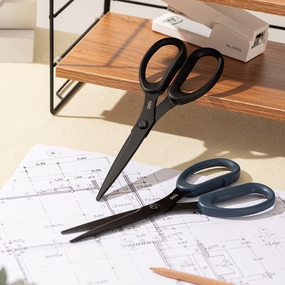 DELI ERGO SCISSOR BLACK 21CM Z501