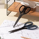 DELI ERGO SCISSOR BLACK 21CM Z501