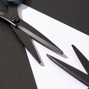 DELI ERGO SCISSOR BLACK 21CM Z501