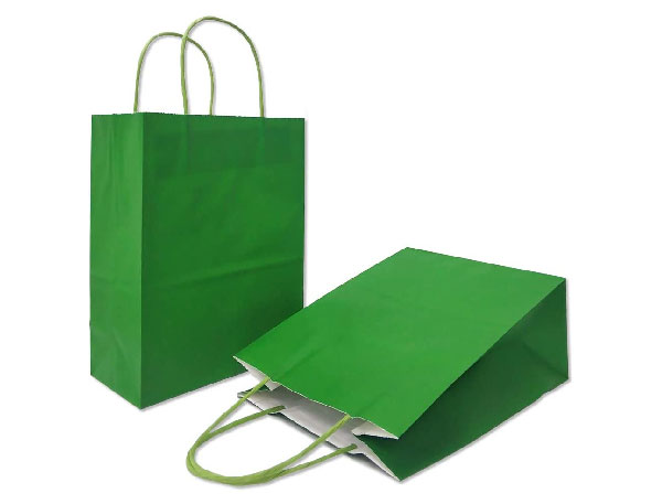 KRAFT PEPR BAG 16x22x8 ASST COLOR