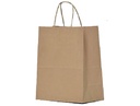 KRAFT PEPR BAG 16x22x8 ASST COLOR
