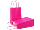 KRAFT PEPR BAG 16x22x8 ASST COLOR
