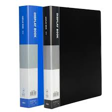 DELI DISPLAY BOOK ASST COLOR A4 / 60POCKET 38148