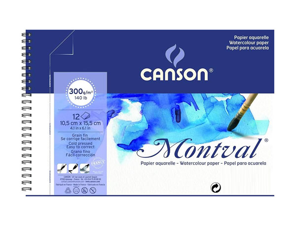 CANSON BOOK A3 SPIRAL 300GSM 12SHEET 30012-A3 S115-03