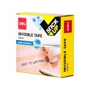 DELI STICK UP INVISIBLE TAPE 18mmx33mm A30110