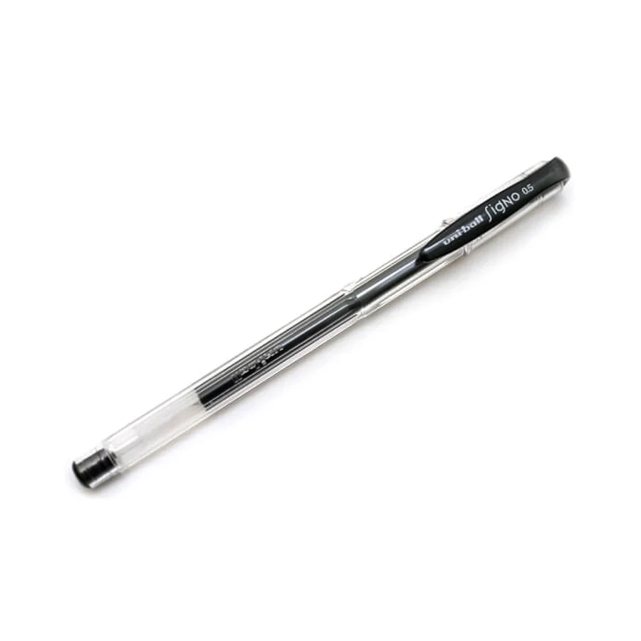 UNI BALL SIGNO ROLLER PEN 0.7mm BLACK MI-UM100-BK