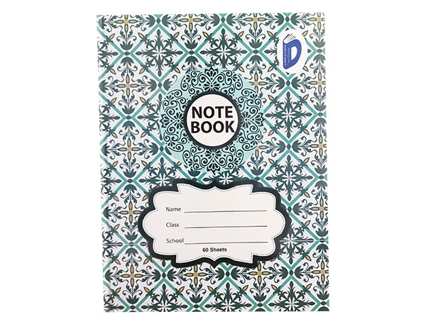 HARD COVER ENGLISH NOTEBOOK 60SHT B-60