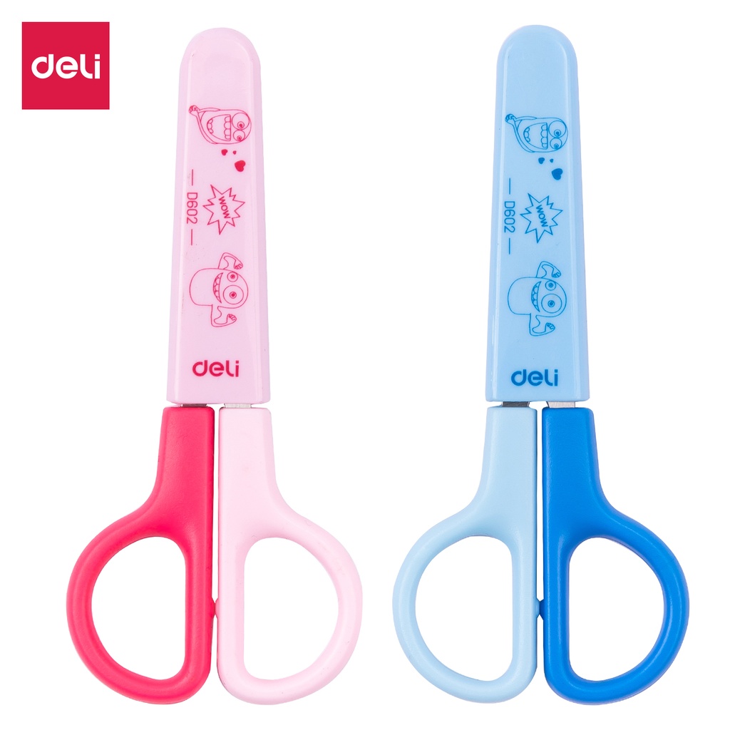 DELI SCISSOR 14CM ASST COLOR D60200