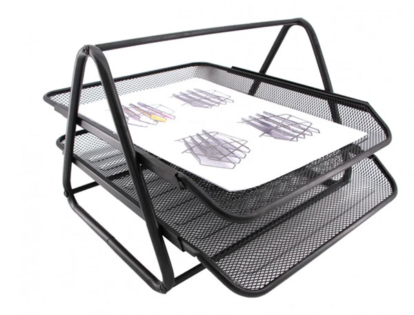 TODAY METAL 2-TIER DOCUMENT TRAY 2002