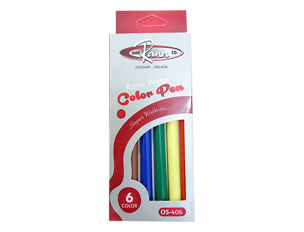 RANA WATER COLOR PEN 6COL OS-406