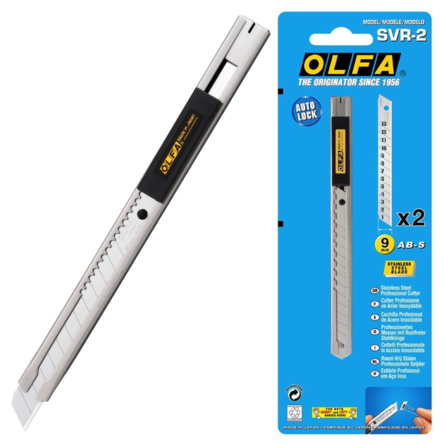 OLFA CUTTER 9MM SILVER OL-SVR-1