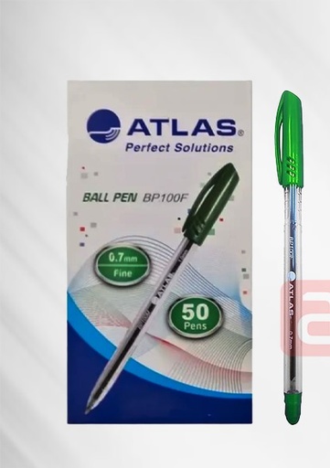 ATLAS BALL PEN 0.7MM AS-BP100F-GN
