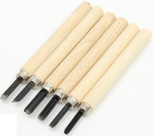 WOODEN CARVING TOOLS SET=6 PCS WD-6