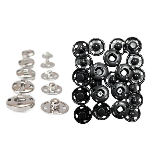 10MM/ NICKELLED PRESS/ أزرار