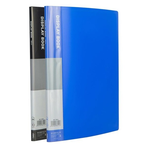 [File] DELI DISPLAY BOOK ASST COLOR A4 / 10POCKET 38144