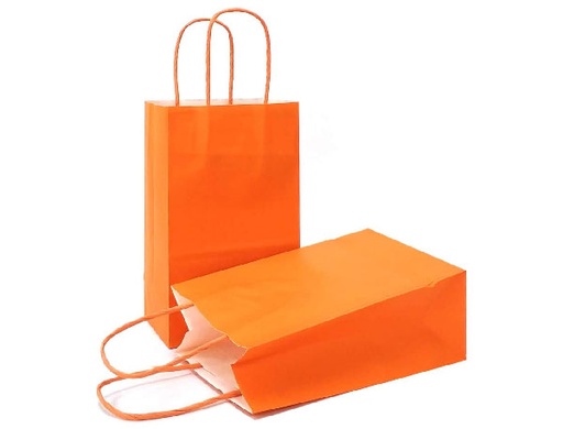 KRAFT PEPR BAG 16x22x8 ASST COLOR