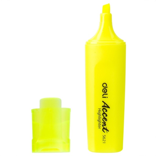 [Pen] DELI ACCENT HIGHLIGHTER CHISEL TIP 1-5MM S621-YELLOW