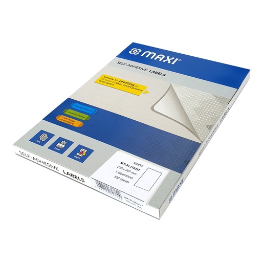 [Paper] MAXI SELF ADHESIVE A4 WHITE MX-AL210297