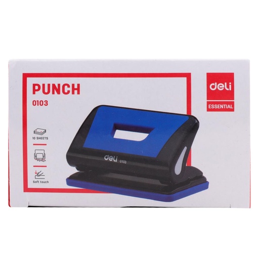 [Office] DELI ESSENTIAL PUNCH 10SHT SOFT TOUCH 0103