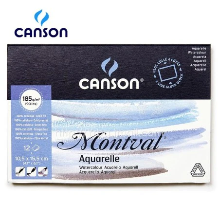CANSON BOOK B4 SPIRAL 300GSM 12SHEET 30012-B4