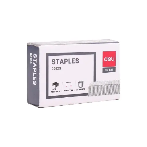 [Office] DELI EXPERT STAPLES 30SHT 26/6 0012S