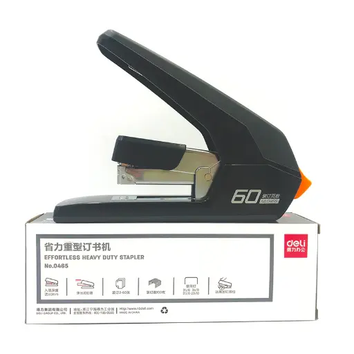 [Office] DELI EFFORTLESS STAPLER 60SHT 24/6,24/8,23/6,23/10 / 0465