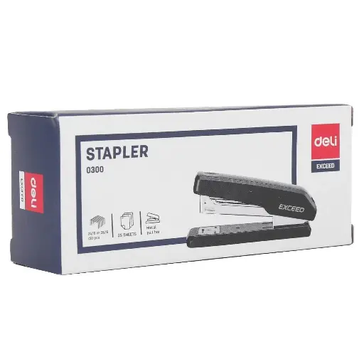 [Office] DELI EXCEED STAPLER BLACK 25SHT NO.24/6 / 0300-BK