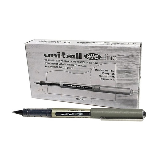 [Pen] قلم يوني بول فاين رولر أسود MI-UB 157-BK