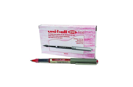 [Pen] UNI BALL EYE FINE ROLLER PEN RED MI-UB157-RD