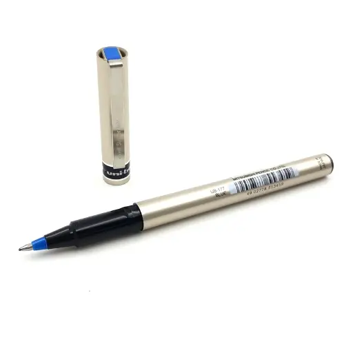 [Pen] UNI BALL MICRO DELUX ROLLER PEN BLUE MI-UB177-BE