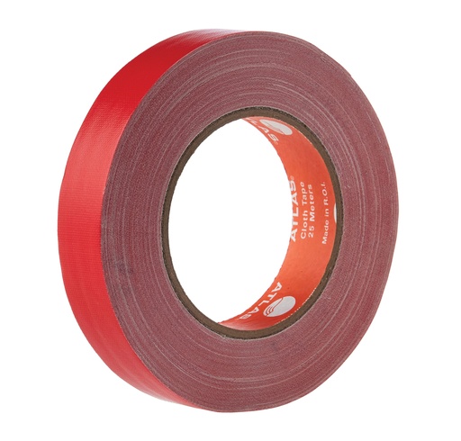 CLOTH TAPE 1INCHx25MTR RED AS-BTC1025-RD