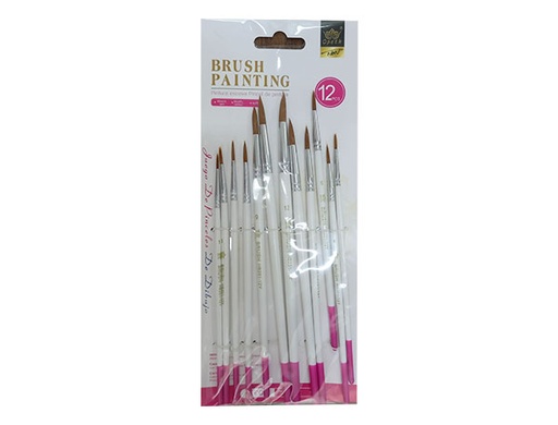 BRUSH POINT HEAD 12PCS  251-12Y (OMK-2038)