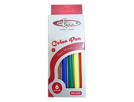 RANA WATER COLOR PEN 6COL OS-406
