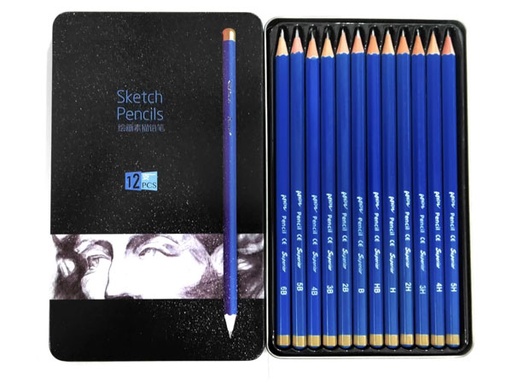SUPERIOR SKETCH PENCIL PKT/12PCS S290-22